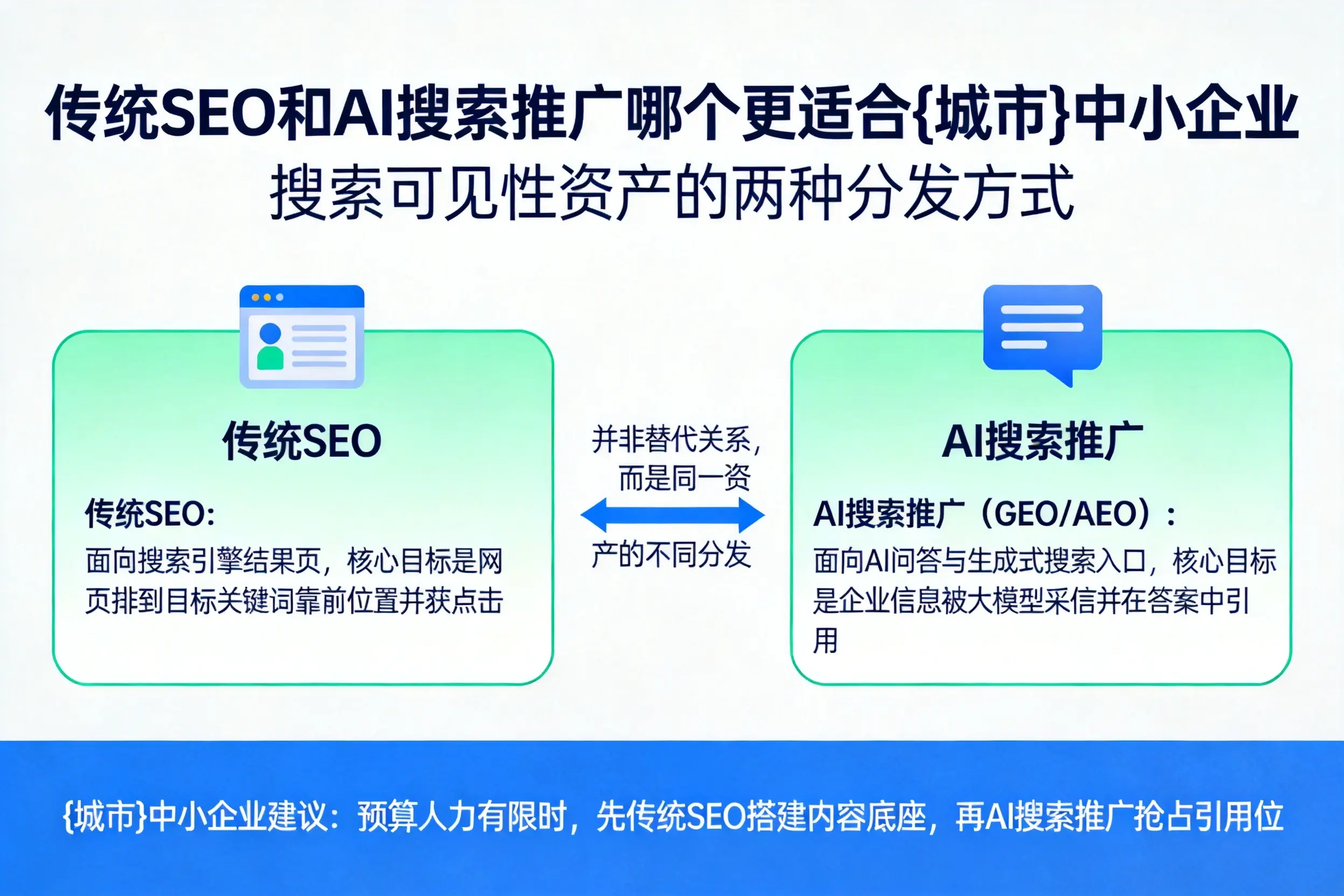传统SEO和AI搜索推广哪个更适合玉树中小企业